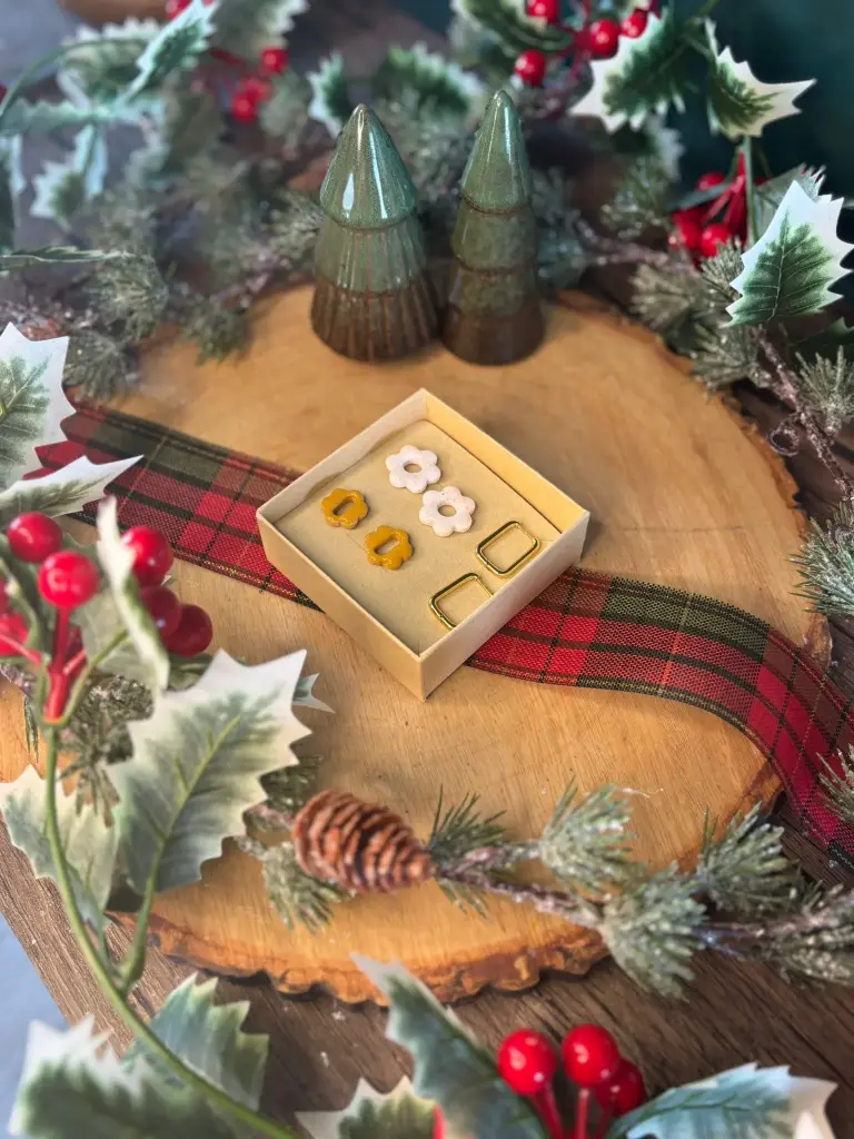 Coffret 2 paires + créoles ❄️❄️ 