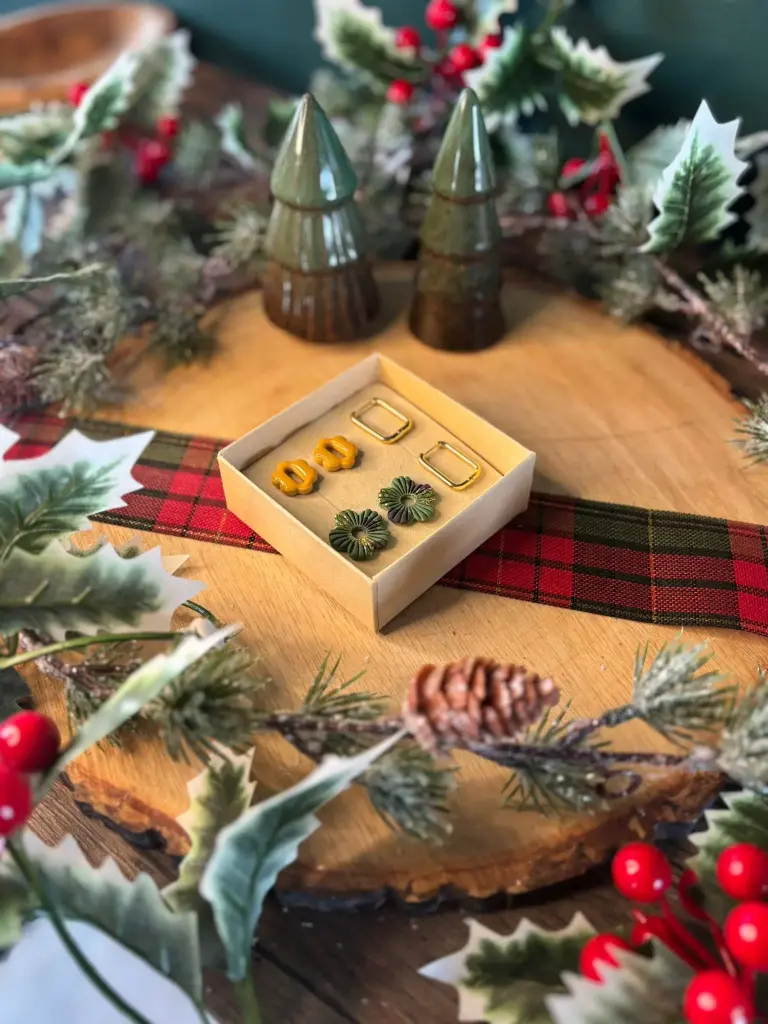 Coffret 2 paires + créole ❄️❄️ 